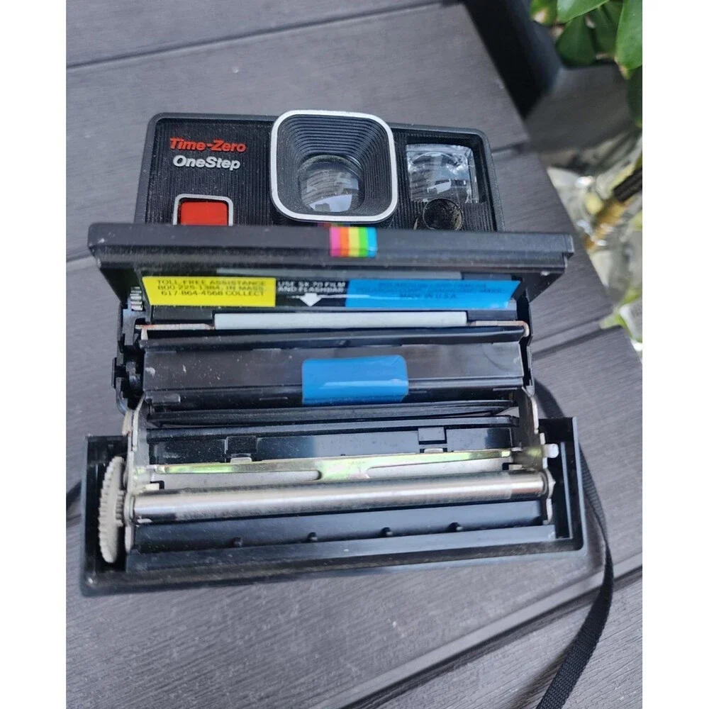 Vintage Polaroid Time-Zero OneStep Land Camera USA Made Film Untested